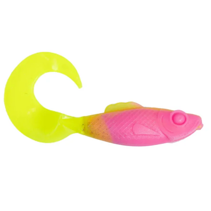 Liquid Willow Cat Jointed Curly Tail Plastic Swim Minnow (12 Pack)