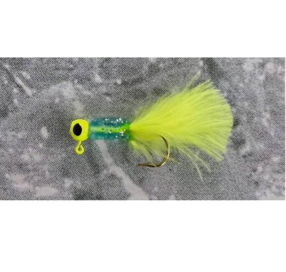 Georgia Handmade "Regular Series" Crappie Fishing Hair Jigs (6 Pack)