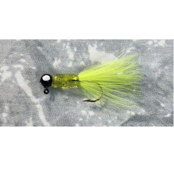 Georgia Handmade "Regular Series" Crappie Fishing Hair Jigs (6 Pack)