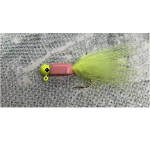 Georgia Handmade "Regular Series" Crappie Fishing Hair Jigs (6 Pack)