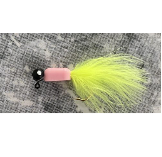 Georgia Handmade "Regular Series" Crappie Fishing Hair Jigs (6 Pack)