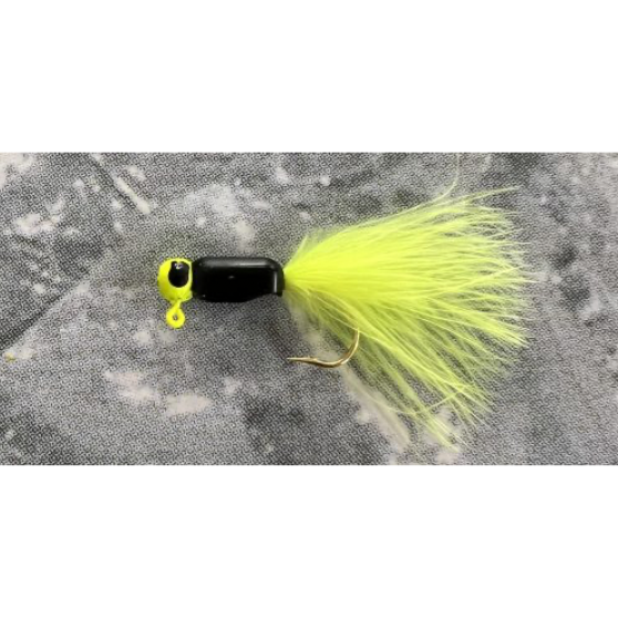 Georgia Handmade "Regular Series" Crappie Fishing Hair Jigs (6 Pack)