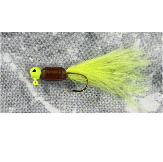 Georgia Handmade "Regular Series" Crappie Fishing Hair Jigs (6 Pack)