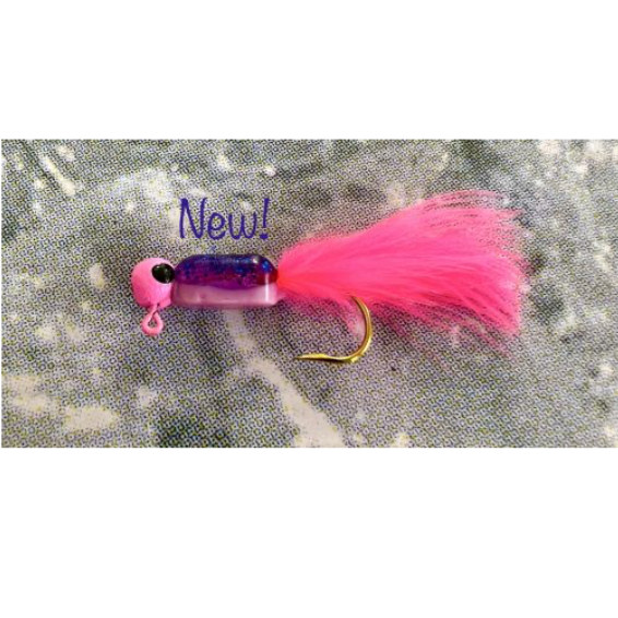 Georgia Handmade "Regular Series" Crappie Fishing Hair Jigs (6 Pack)