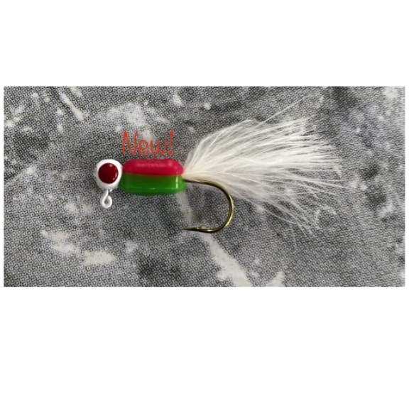 Georgia Handmade "Regular Series" Crappie Fishing Hair Jigs (6 Pack)