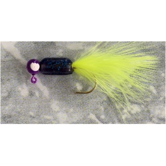 Georgia Handmade "Regular Series" Crappie Fishing Hair Jigs (6 Pack)