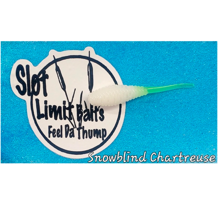 Slot Limit Baits 1.625in Stinger Tail Plastic Fishing Tubes (12 Pack)