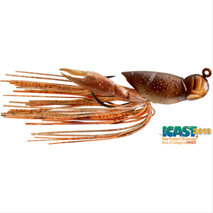 LIVETARGET Hollow Body 2" Craw Fishing Jig (3/4oz)