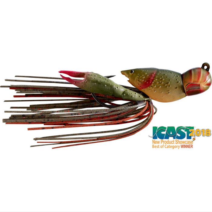 LIVETARGET Hollow Body 2" Craw Fishing Jig (3/4oz)