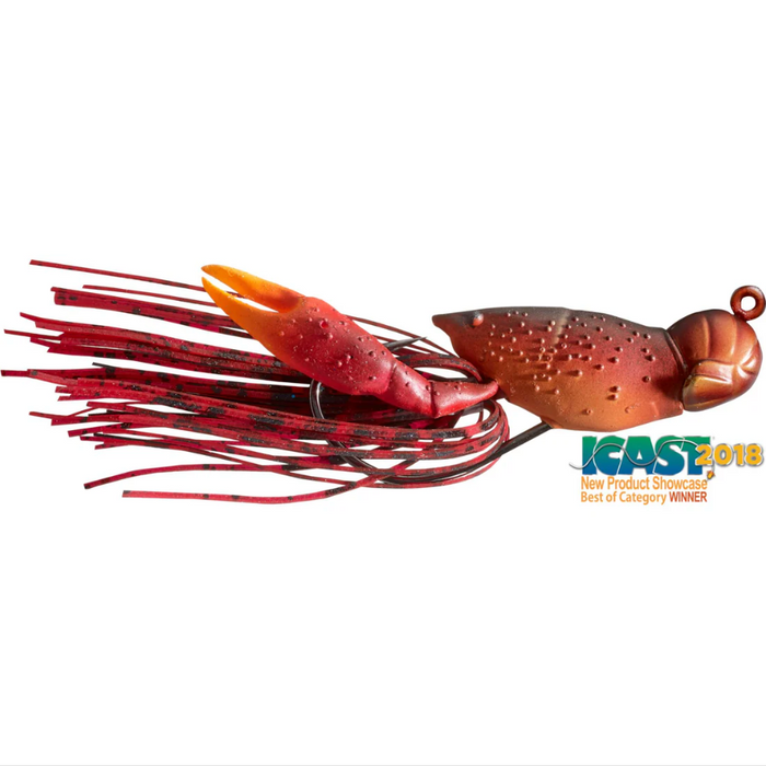 LIVETARGET Hollow Body 2" Craw Fishing Jig (3/4oz)