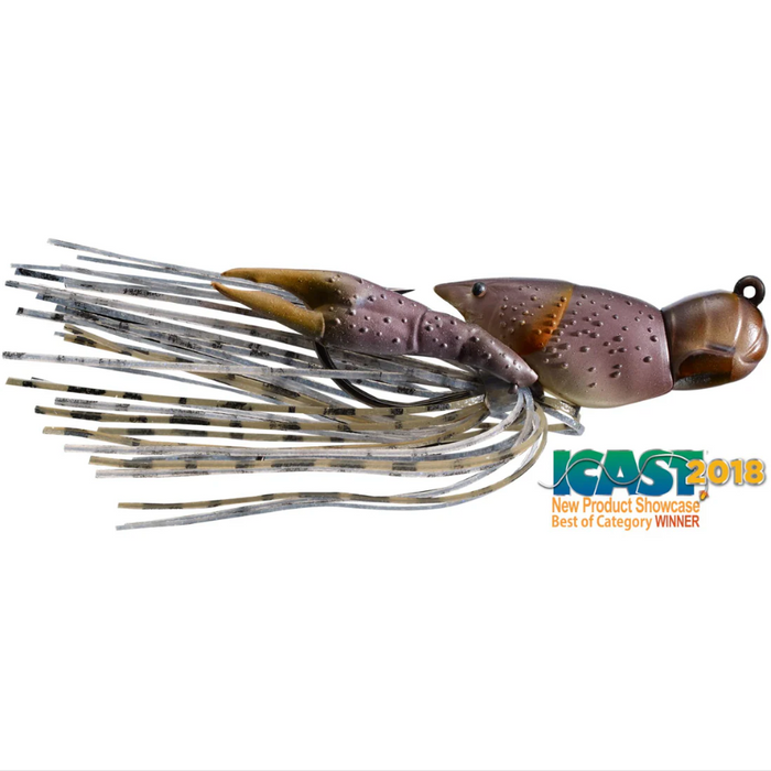 LIVETARGET Hollow Body 2" Craw Fishing Jig (3/4oz)