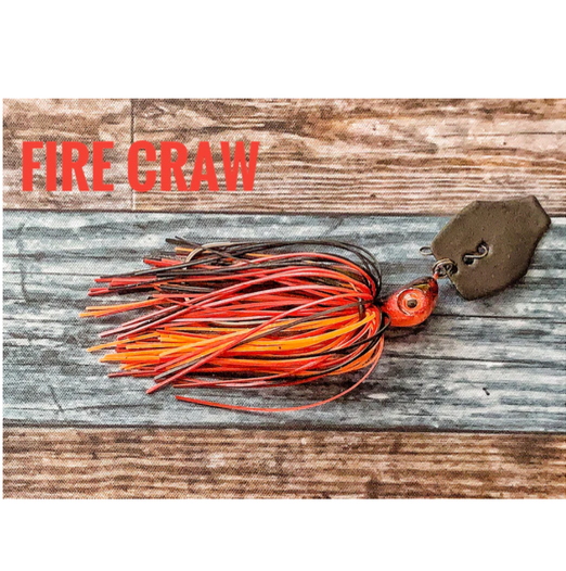 Bassinova Baits "Earth Shaker" Bladed Fishing Jig