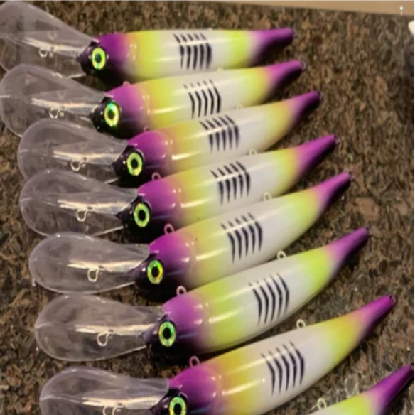 Slim Shady's Custom Made 5/8oz Deep Diving Fishing Crankbaits