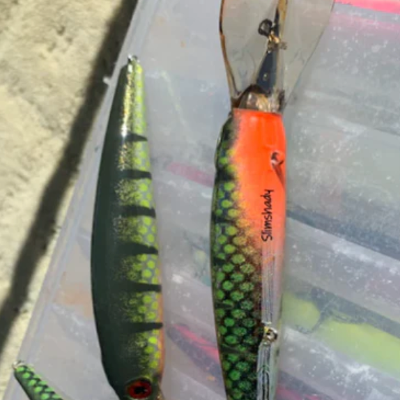 Slim Shady's Custom Made 5/8oz Deep Diving Fishing Crankbaits