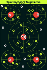 Splatter Pro Multi-Bullseye Target 12x18 — image 2