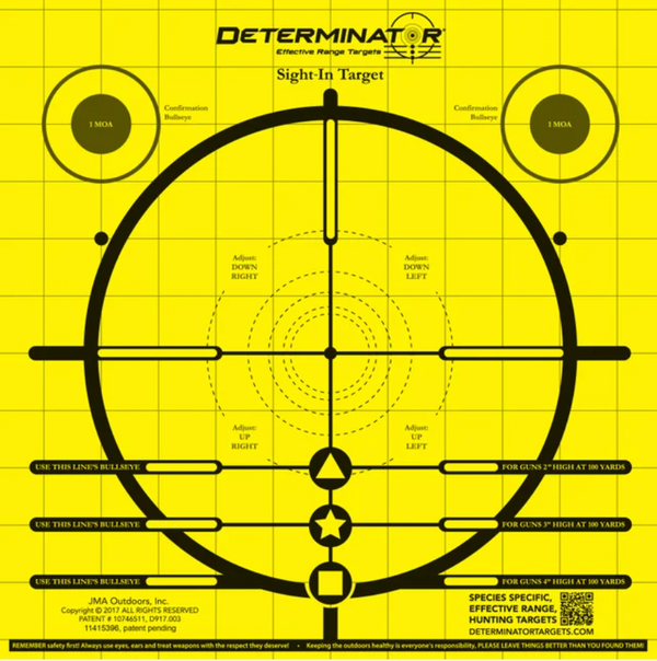 Determinator Targets - Sight - In 1” Squares