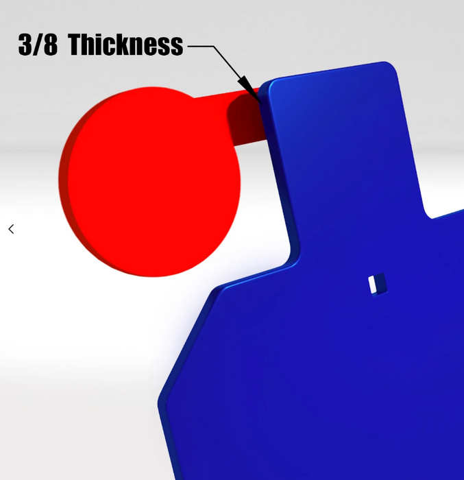 AIMPulse AR500 Steel Hostage Shooting Target - 3/8"