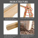Wooden Archery Target Stand — image 4