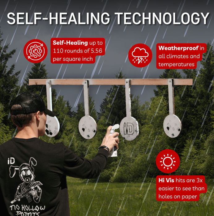 Infinity Target Gong Target Bundle Self-Healing Hangers