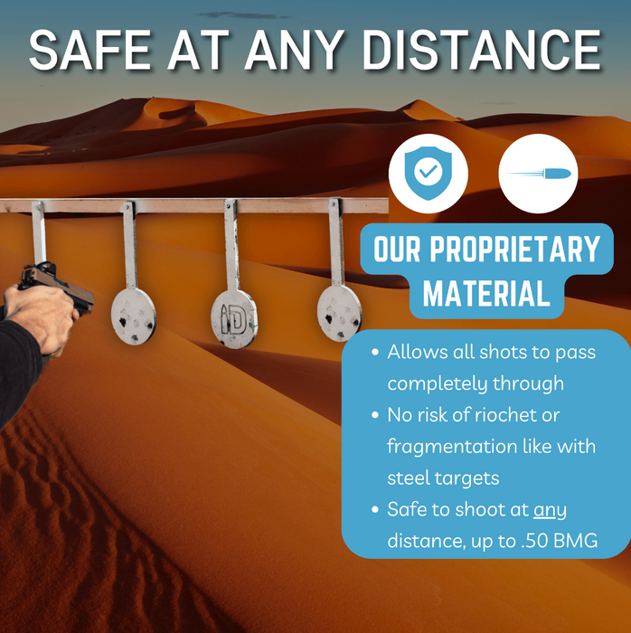 Infinity Target Gong Target Bundle Self-Healing Hangers