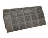 IR Tools 25M paster sheets fanned out, gray squares with printed markings