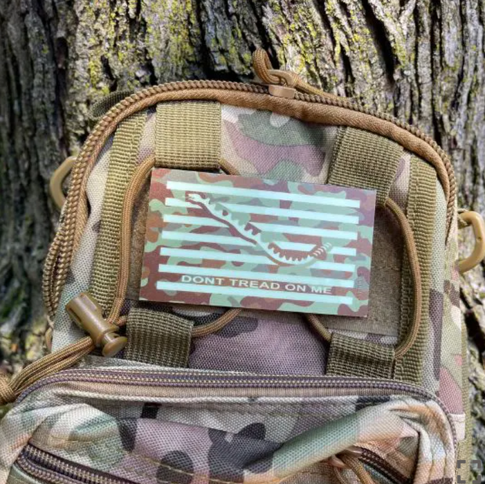 Reflective or Glow in the Dark Camo Patches