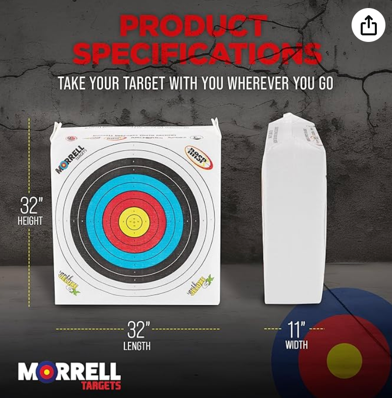 Morrell Youth Deluxe GX Range Field Point Easy Removal Archery Bag Target - 2 Pack