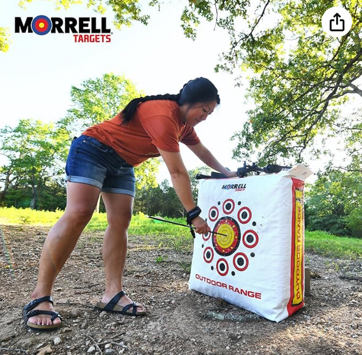 Morrell Weatherproof Durable Range Adult Field Point Archery Bag Target with Over 50 Bullseyes