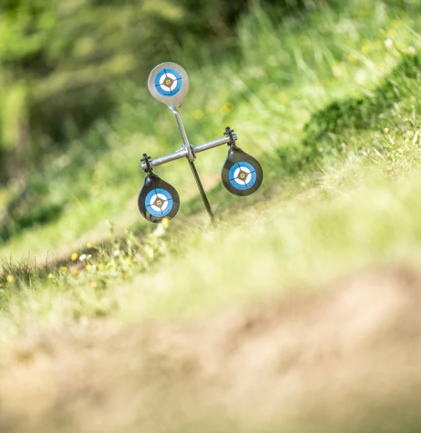 Do-All Outdoors Steel Auto Resetting Spinner Target Rated for .38-.48 caliber