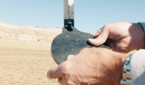 Angry Hornet T-Post Starter Kit: Hanger/6"AR500 gong/Gear bag — image 3