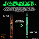 Black Dragon Fire Spinning Glow Rod — image 3