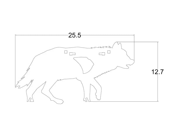 Therma Glow Targets - Walking Coyote