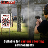 EZ2C Targets #15: Dartboard Paper Shooting Target 11"x17" USA Made