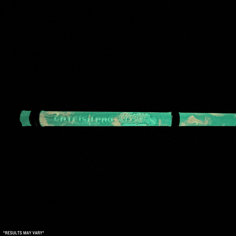 Black Dragon Fire Spinning Glow Rod