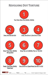 EZ2C Targets #26: Revolving Dot Torture 11"x17" Paper Targets for Shooting USA MADE