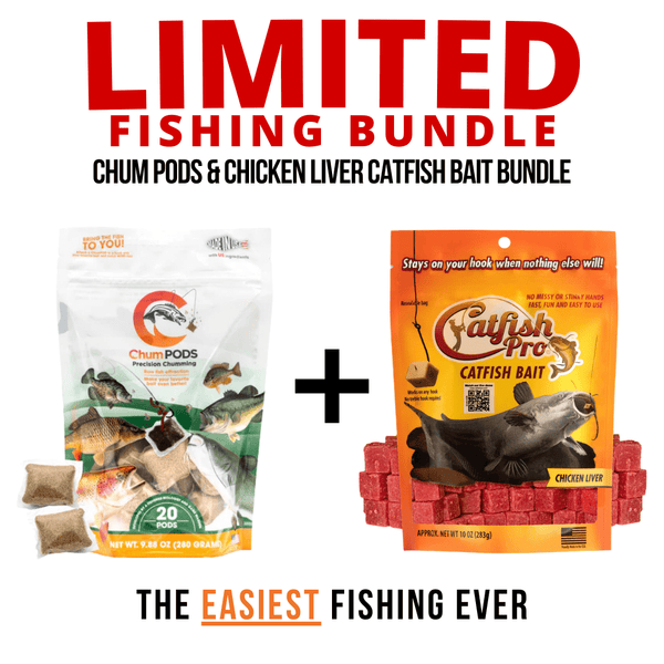 ChumPODS with Catfish Pro Chicken Liver Catfish Bait