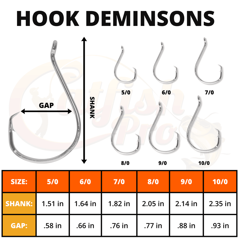 Double Offset Circle Hooks 6/0