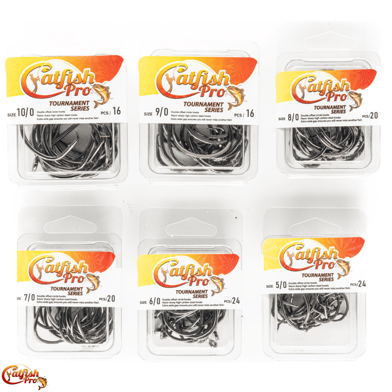 Double Offset Circle Hooks 6/0 - Value Pack
