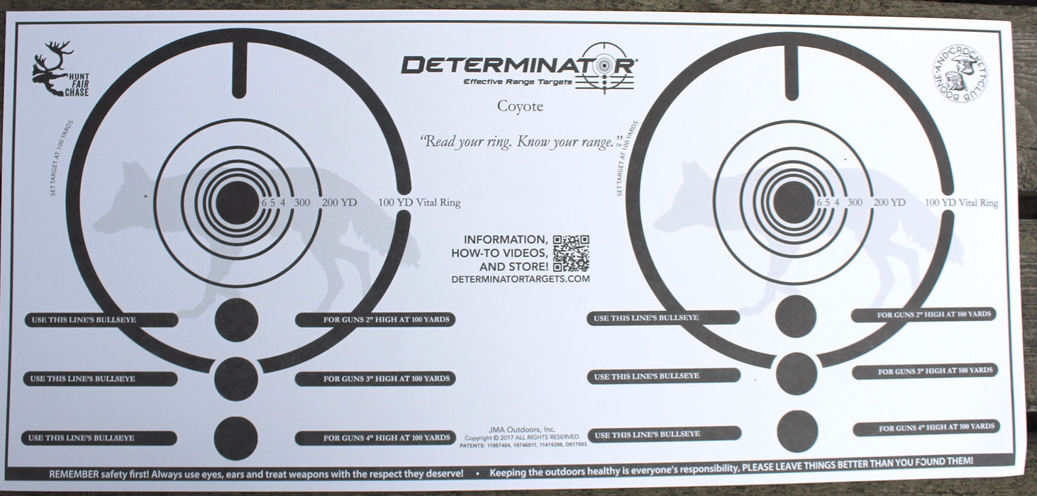 Determinator Targets - Coyote