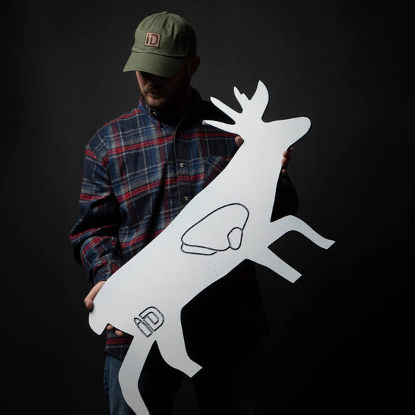 Deer Silhouette Reusable Target