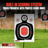 EZ2C Targets #30 Silhouette  12"x18" Paper Shooting Target USA Made