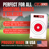 EZ2C Targets #12: Paper Shooting Targets for B16 11"x17" USA MADE