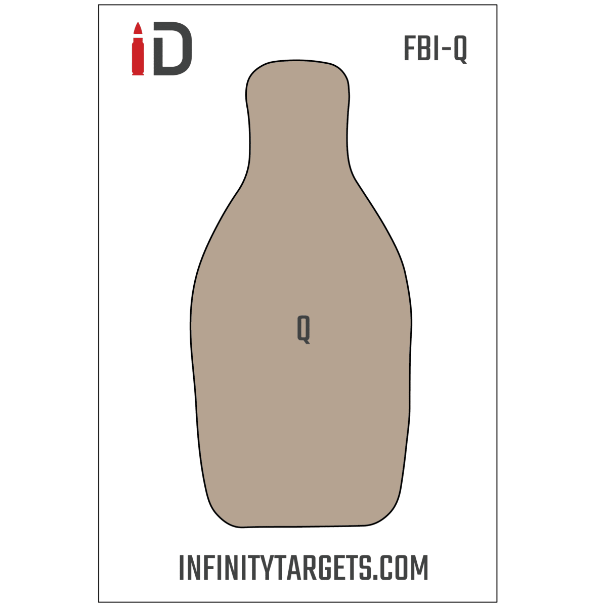 FBI-Q Paper Qualification Target (36"x24")