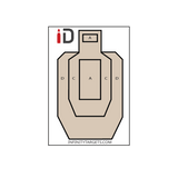 Half-Size USPSA Paper Targets