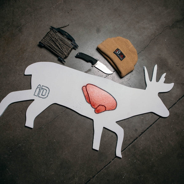 Infinity Deer Target - Silhouette