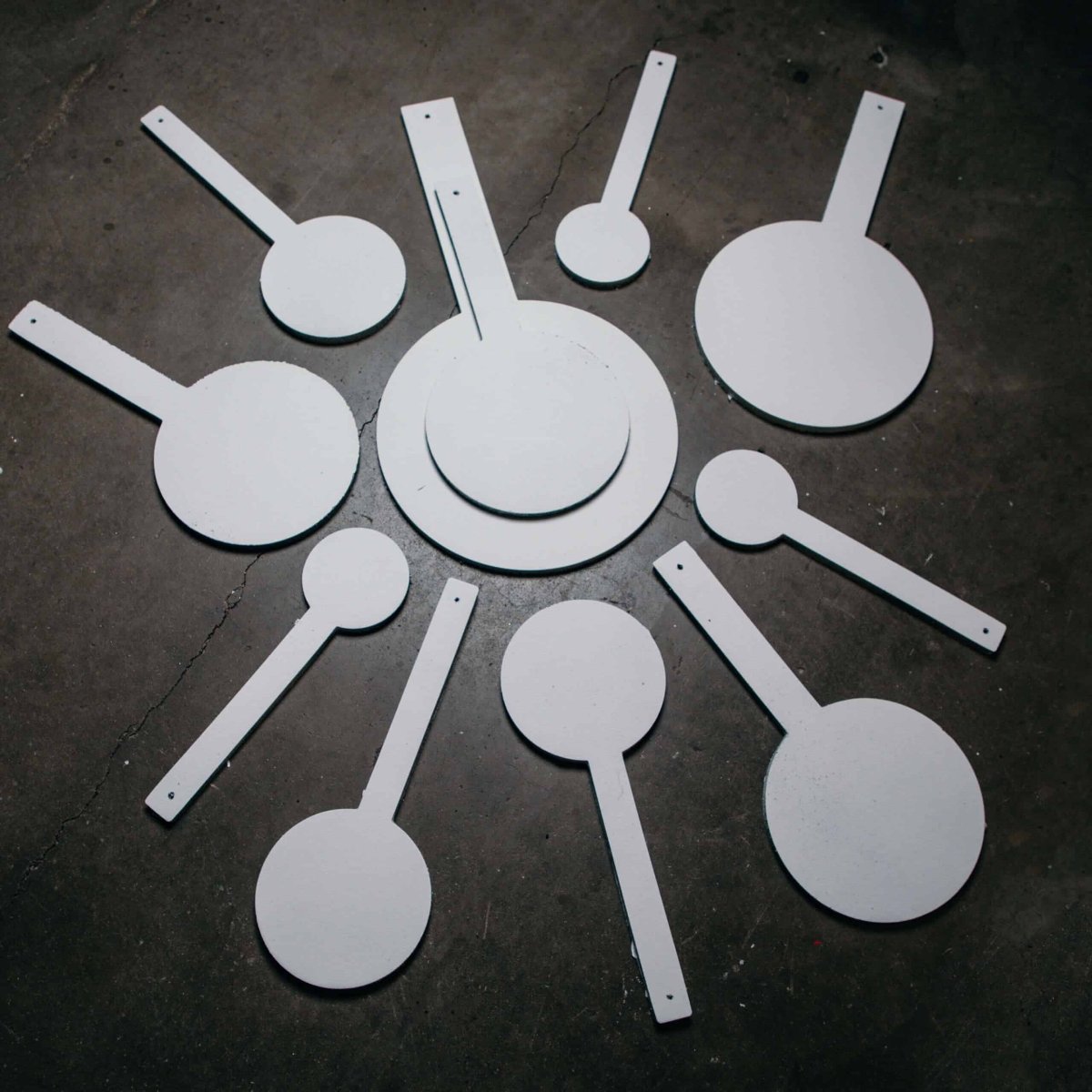 Rubber Gong Target Hangers