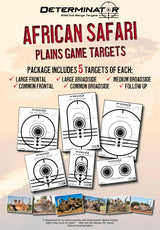 Determinator Targets - African Plains Game Safari Targets — image 1