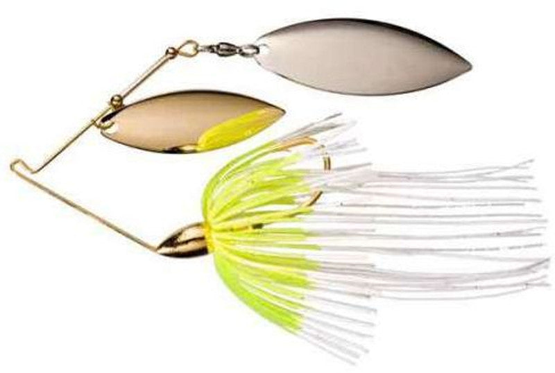 12 -Worth Mfg #3 1/2 GOLD Plated Willow Leaf Spinnerbait Blades 94838-STD - Foto 10