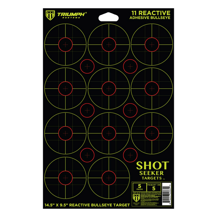 Shot Seeker Range Angel with 3" Adhesive Bullseyes - 10PK