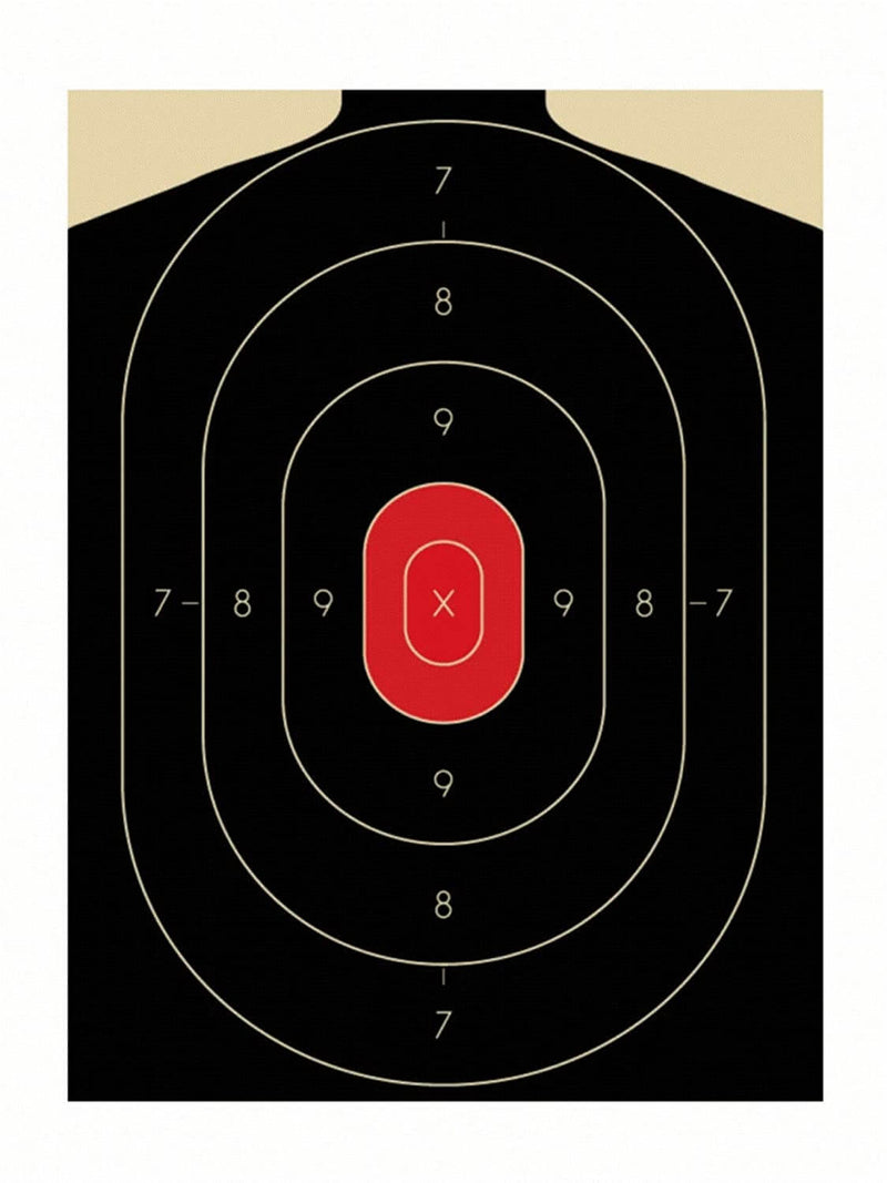 12" x 22" B-29 Police Silhouette Target